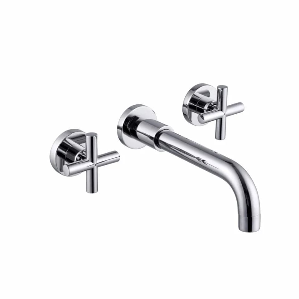 basin mixer tap Waterfall Basin Tap Chrome Finish Mixer Tap Bathroom Single Lever Hot Cold Tap Wall Mounted Tap