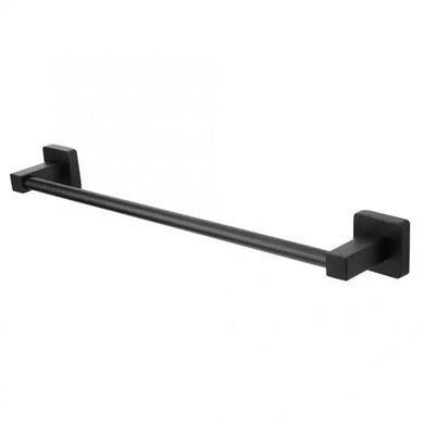Towel Rack Holder Black Single Towel Rack Holder 60cm Black Towel Holder Black Wall Mounted Accessory