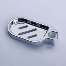 Load image into Gallery viewer, Chrome shower holder rail Chrome shower rail kit Chrome hand shower rail Chrome shower riser rail Holder Shower Rail Riser Kit Slider Soap Bar Holder Hose Head Adjustable Set Accessory
