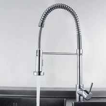 Load image into Gallery viewer, Kitchen Tap Chrome Finish Mono Faucet Pull Out Kitchen Tap Chrome Finish Mono Faucet Pull Out
