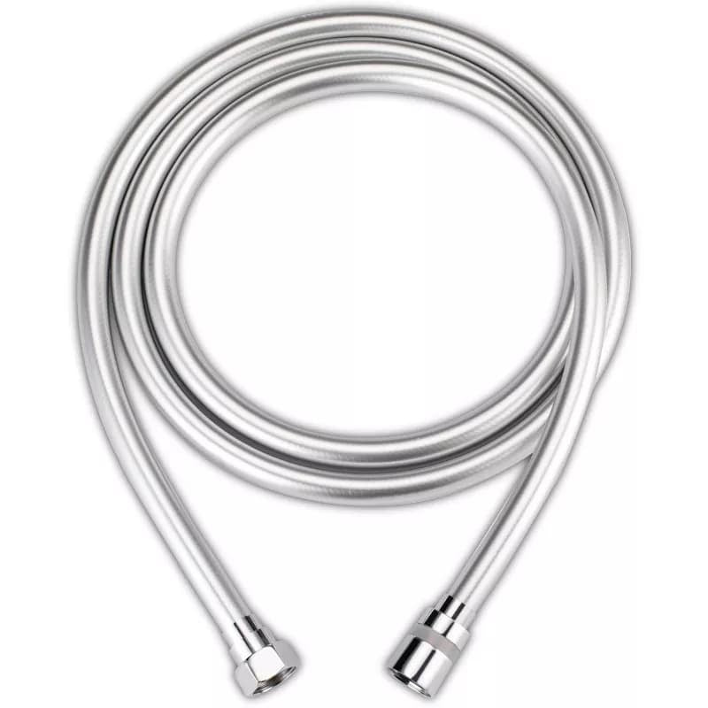 Shower Hose  Chrome Finish  1.5 M Long Shower Bathroom Plumbing Shower Hose Flexible Chrome Standard Pipe Flexi