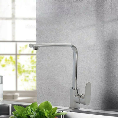 Kitchen Tap Chrome Kitchen Tap Swivel Spout Sink Basin Mixer Tap Square Faucet