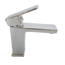 Load image into Gallery viewer, Chrome Waterfall Basin Tap Square Basin Tap Chrome Finish Waterfall Bathroom Sink Taps Basin Mixer Single Tap Brass
