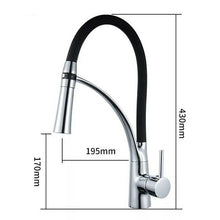 Load image into Gallery viewer, Rotation 360 Kitchen Kitchen Tap Chrome Finish Pull Down Spray Faucet Rotation 360 Kitchen Kitchen Tap Chrome Finish Pull Down Spray Faucet
