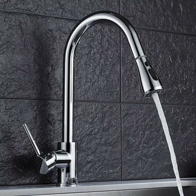 Kitchen Tap Kitchen Tap Chrome Finish Pull Out Tap Sink Taps Pull Down Mixer Tap 360 Swivel Spout Single Lever