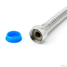 Load image into Gallery viewer, shower hose connector1.5 M Long Shower Bathroom Plumbing Shower Hose Flexible Stainless Steel Chrome Standard Pipe Flexi
