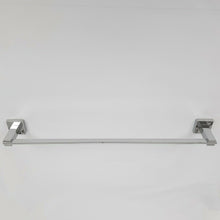 Load image into Gallery viewer, bathroom towel holder Wall Mounted Modern Towel Holder Chrome Finish Square Accessory
