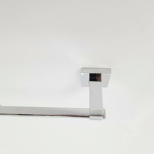 Load image into Gallery viewer, hand towel holder Wall Mounted Modern Towel Holder Chrome Finish Square Accessory
