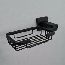 Load image into Gallery viewer, black soap holder for shower Bathroom WC Soap Holder Black Square Wall Mounted Stylish Soap Black Holder Accessory Bathroom WC Soap Holder Black Square Wall Mounted Stylish Soap Black Holder Accessory

