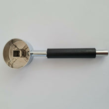 Load image into Gallery viewer, Handle Replacement Chrome Chrome Replacement Handle With Black Handle Kitchen Basin For 35mm 40mm Valve Lever Tap Plumbing
