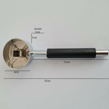 Load image into Gallery viewer, Chrome Replacement Kitchen Plumbing Chrome Replacement Handle With Black Handle Kitchen Basin For 35mm 40mm Valve Lever Tap Plumbing
