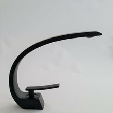 Load image into Gallery viewer, Best Black Bathroom Taps Waterfall Black Basin Sink Finish Modern Bathroom Mixer Mono Tap Cloakroom

