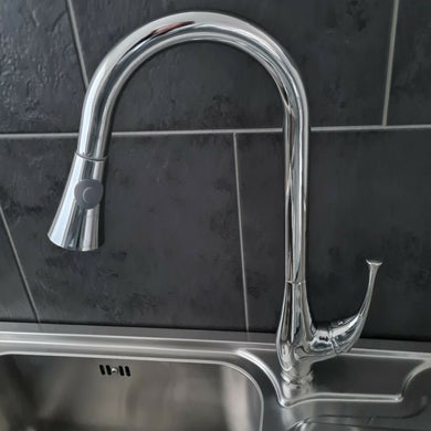Kitchen Tap Kitchen Tap Chrome Finish with Pull Out Chrome Finish Faucet