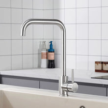 Load image into Gallery viewer, Deck Mounted Kitchen Tap L spout kitchen tap lever handle
