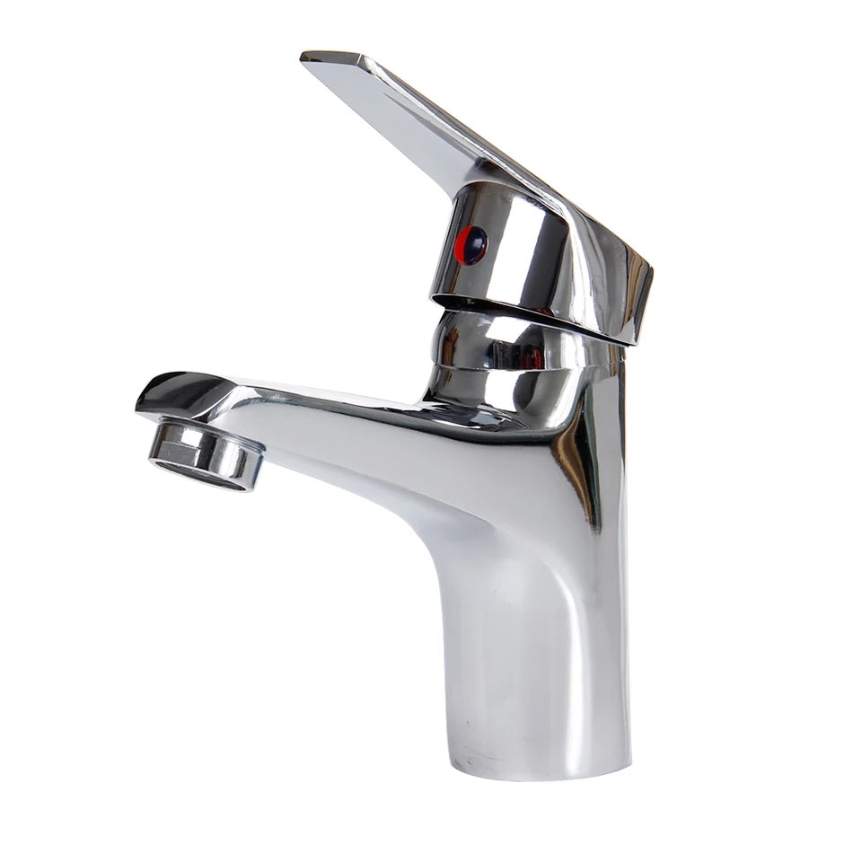 Basin Tap Modern Bathroom Basin Sink Tap Mixer Taps Monobloc Basin Tap Chrome Finish