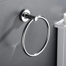 Load image into Gallery viewer, Towel Ring Hand Towel Holder Chrome Finish Wall Mounted Bathroom Accessory
