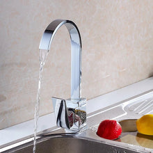 Load image into Gallery viewer, mono mixer kitchen tap chrome Kitchen Tap Chrome Finish Mixer Tap Square Faucet
