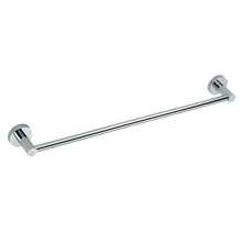 Load image into Gallery viewer, Towel Rack Holder Chrome Finish Modern Bathroom Towel Holder Chrome Finish Wall Mounted Round Accessory Chrome Finish 50cm Length
