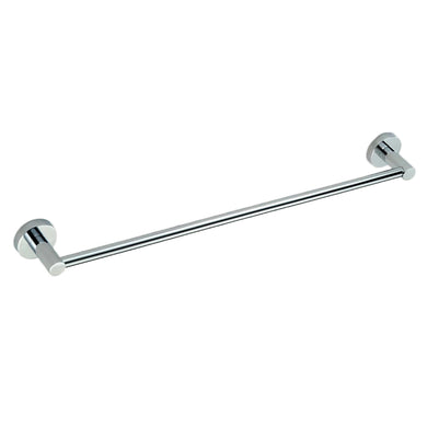 wall mounted towel rails for bathrooms Modern Bathroom Towel Holder Chrome Finish Wall Mounted Round Accessory Chrome Finish 40cm Length