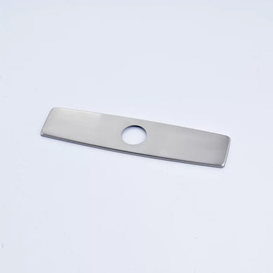 Cover Hole Plate Mount Chrome Finish 10 Inch Plumbing Bathroom Kitchen Sink Hole Cover Plate Deck