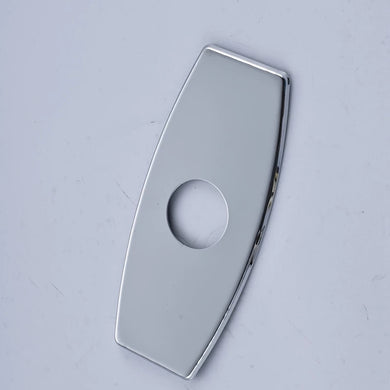 Cover Hole Plate Bathroom Kitchen Sink Hole Cover Plate Deck Mount Chrome Finish 6 Inch Plumbing