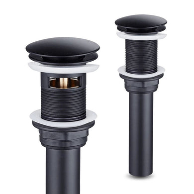 Black Pop UP Sink Plug Black Basin Waste Black Basin Waste Plug Black pop up basin waste plug