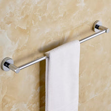 Load image into Gallery viewer, Towel Holder 50 cm Modern Bathroom Towel Holder Chrome Finish Wall Mounted Round Accessory Chrome Finish 50cm Length
