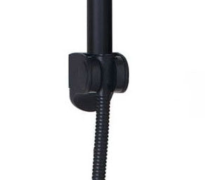 Black shower holder rail Black shower rail kit Black hand shower rail Black shower riser rail