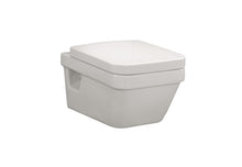Load image into Gallery viewer, Toilet Pan Ceramic Wall Hung Rimless Square Soft Close Seat Bathroom Toilet Pan Ceramic Wall Hung Rimless
