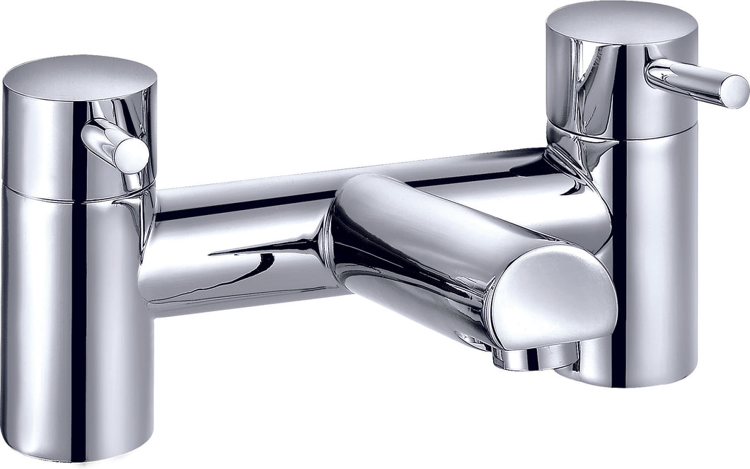 Bath Filler Tap Chrome Finish Deck Mounted 