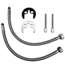 Load image into Gallery viewer, 2 Flexi Hose Pipes Chrome Finish
