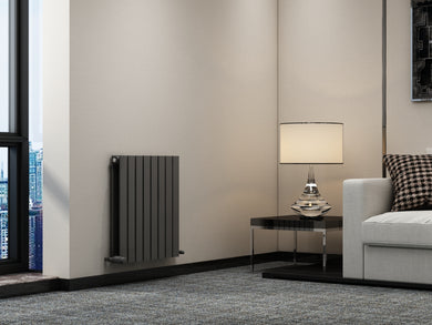 Horizontal Slimline Double Radiator Anthracite 600x546mm Horizontal Slimline Double Radiator Anthracite 600x546mm
