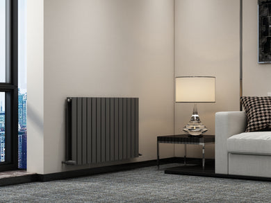 Horizontal Slimline Double Radiator Anthracite 600x1022mm Horizontal Slimline Double Radiator Anthracite 600x1022mm