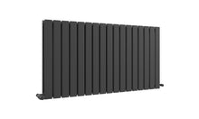Load image into Gallery viewer, Double Radiator Anthracite 600x1158mm Horizontal Slimline Double Radiator Anthracite 600x1158mm
