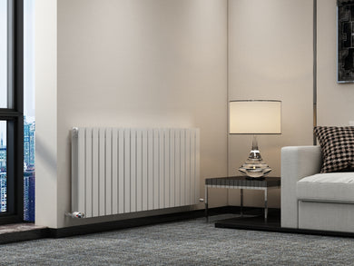 Horizontal Slimline Double Radiator White 600x1430mm Horizontal Slimline Double Radiator White 600x1430mm