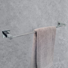 Load image into Gallery viewer, wall mounted towel rails for bathroom Towel Holder Chrome Finish Square Accessory Chrome Finish 40cm Length
