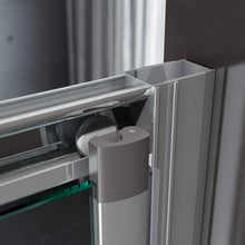 Load image into Gallery viewer, Chrome Frame Shower Door Bi-Fold Shower Door Enclosure 1100 mm

