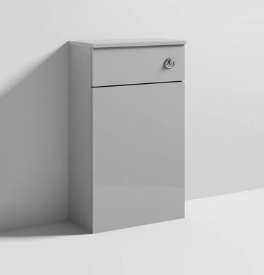 Flush rimless  Back To Wall Unit WC 500mm Light Gray Bathroom Toilet