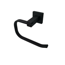 Load image into Gallery viewer, Toilet Roll Black Holder Black Matt Finish Wall Mounted Bathroom

