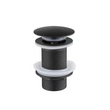Load image into Gallery viewer, Waste Black Matte The Bath Plus Bathroom Black Basin Sink Mixer Tap &amp; Slotted Click Clack Set Offer
