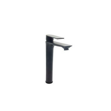 Load image into Gallery viewer, Basin Tap Black Matte The Bath Plus Bathroom Black Basin Sink Mixer Tap &amp; Slotted Click Clack Set Offer
