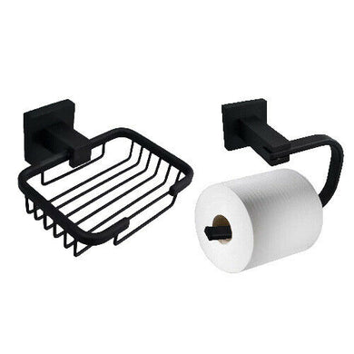 Bathroom Accessories Black Matt Finish Wall Mounted